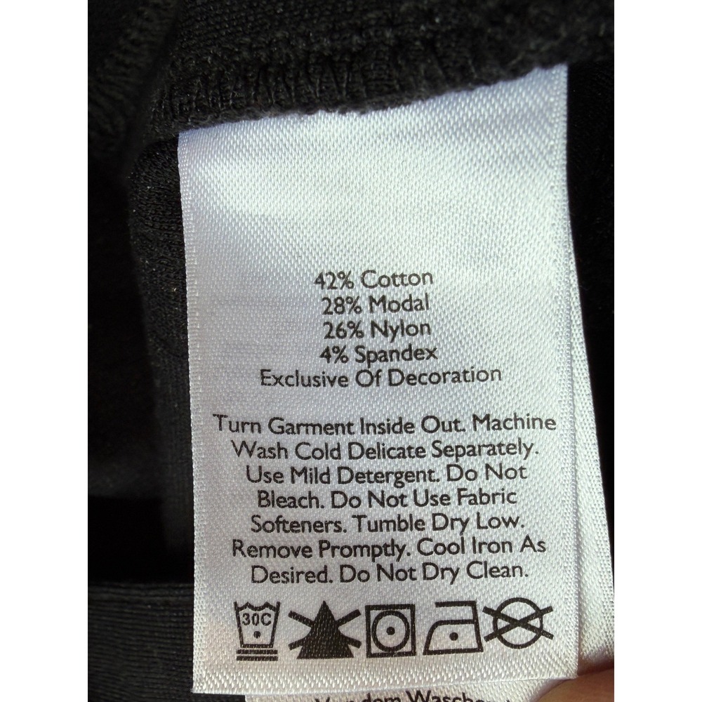 Eddie Bauer Slim Straight Pants Womens 6 Black 5-Pocket Stretch Hiking Travex - Picture 9 of 12